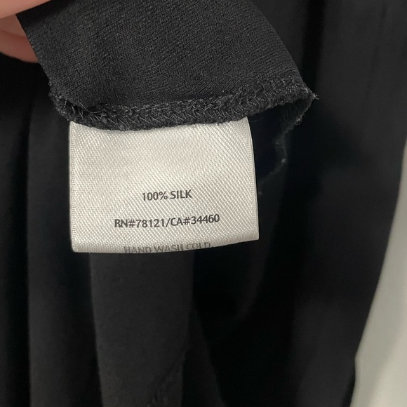 Eileen Fisher Black Everyday Silk Tunic - Picture 7 of 8